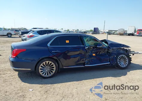 2019 Genesis G90 5.0 Ultimate z USA, uszkodzony, nr VIN KMHG54JH3KU053181